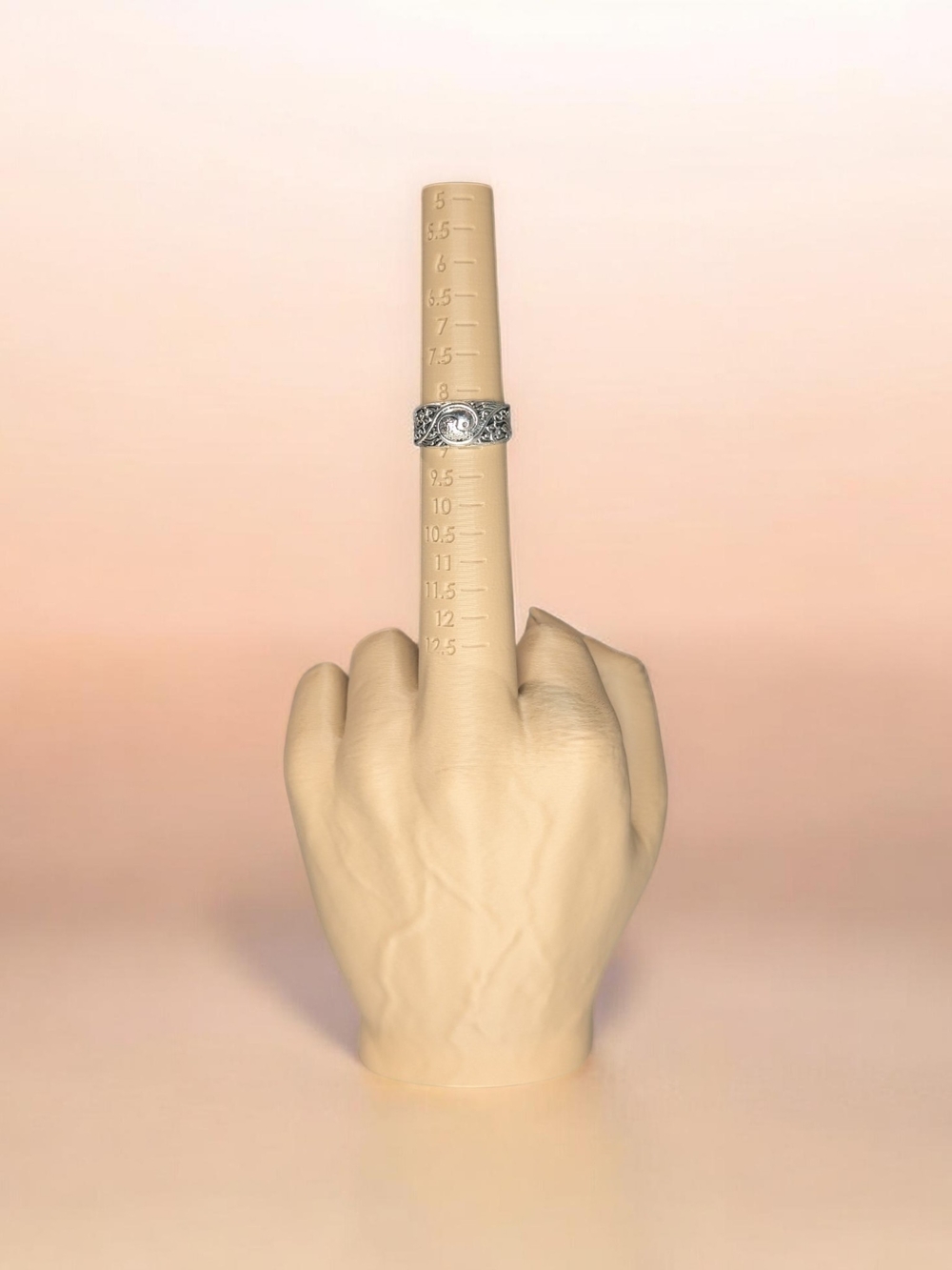 Middle Finger Ring Sizer! Size 5 - 12.5